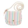 Sac bandoulière rayé multicolore - Miaou 