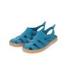 Sandales de plage bleu et beige 26-27
