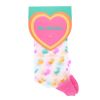 Chaussettes en nylon adulte cœurs multicolores