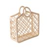 Panier rétro en silicone écru