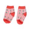 Chaussettes bébé fleurs roses - Folk d'été