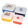 Lot de 4 boîtes à goûter ours - Petit déj