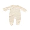 Pyjama bébé crème pointelle 0-3 mois