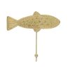 Patère poisson en laiton - Ma bonne étoile