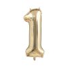 Ballon chiffre doré 1