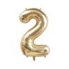Ballon chiffre doré 2