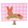 Carte de vœux naissance bienvenue lapin - Chichi pompon