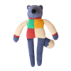 Poupée en tissu tricot Diego le loup - La forêt