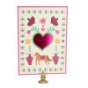 Carte de vœux cœurs roses - Aland