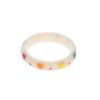 Bracelet en résine cœurs multicolores