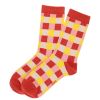 Chaussettes femme à carreaux - Olympe