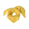 Bandana écharpe en tricot jaune - Olympe
