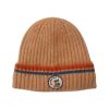 Bonnet enfant en tricot beige - L'affreux Jojo