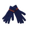 Gants homme en tricot bleu - Robin
