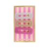 Lot de 3 barrettes à paillettes doré et rose