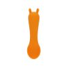 Petite cuillère en silicone lapin jaune - La forêt