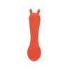 Petite cuillère en silicone lapin orange - Chichi pompon