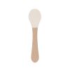 Cuillère en bois et silicone écru - À la cueillette