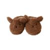 Chaussons sherpa marron ours 6-12 mois - Petit déj