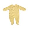 Pyjama bébé en pointelle jaune 0-3 mois