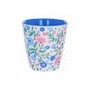 Grand verre en mélamine fleuri - Joli Paon