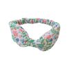Bandeau cheveux fleuri bleu et rose - Joli paon
