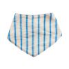 Bavoir bandana éponge rayé bleu - Petit Matelot