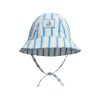 Chapeau de soleil 1-2 ans rayé bleu - Petit Matelot