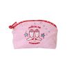 Trousse de maquillage bandana rose 