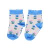Chaussettes bébé fleurs bleues 0-9 mois - Joli Paon