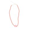 Collier en perles orange et étoile de mer - Club Soleil