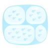 Assiette compartiments baleine
