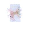 Barrette nœud en tulle rose