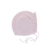 Béguin en coton rose 0-6 mois
