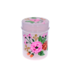 Boîte cylindrique rose