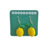 Boucles d'oreilles en perles citron