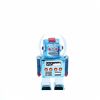 Boule à neige robot bleu