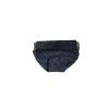 Bourse pailletée cuir bleu foncé