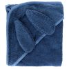 Cape de bain lapin bleu