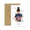 Carte postale papillons