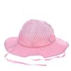 Chapeau de soleil vichy rose 0-6 mois
