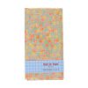Coupon coton enduit Flower Power Beige