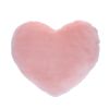 Coussin cœur rose