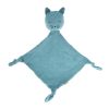Doudou lange chat bleu gris 