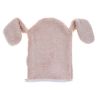 Gant de toilette lapin rose nude
