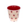 Grand verre mélamine fraise 