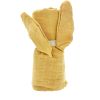 Petit lange lapin moutarde 70x70