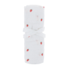 Lange à motif fraise des bois taille 100 x 100