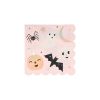 Lot de 4 serviettes Halloween