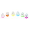 Lot de 6 surligneurs fluo oeuf